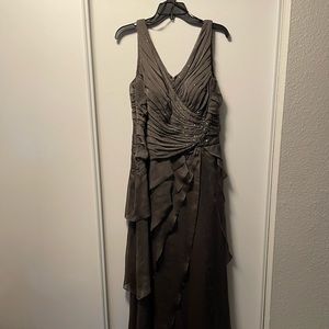 Gray Formal Ballroom Dress